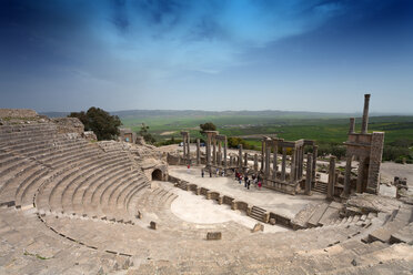 Tunisia, Beja Governorate, Roman ruin of Dougga - DSGF001060