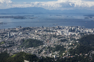 Brazil, Aerial view of Rio De Janeiro - MAUF000308