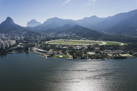 Brasilien, Luftaufnahme von Rio De Janeiro, lizenzfreies Stockfoto