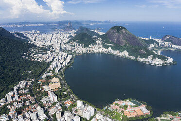 Brazil, Aerial view of Rio De Janeiro - MAUF000315