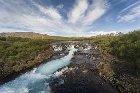 Island, Fluss Bruara mit Wasserfall Bruarfoss - PAF001628