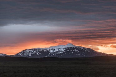 Island, Langjoekull-Gletscher bei Mitternachtssonne - PAF001640