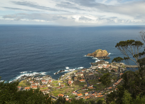 Portugal, Madeira, Porto Moniz, lizenzfreies Stockfoto