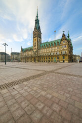 Germany, Hamburg, City Hall in the morning - RJF000575