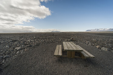 Iceland, empty rest area in Southern Iceland - PAF001685