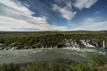 Island, Wasserfall Hraunfossar - PAF001709