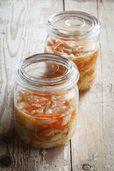 Kimchi, fermented Korean side dish made of vegetables - EVGF002846