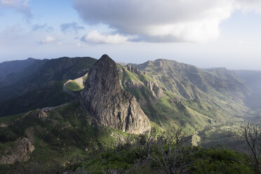 Spain, Canary Islands, La Gomera, Roque de Agando, Garajonay National Park - SIEF006987