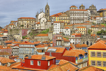 Portugal, Porto, cityview with Clerigos Church - DSGF001118