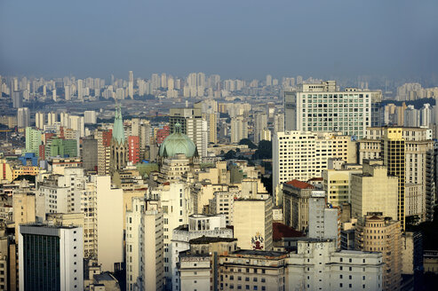 Brasilien, Sao Paulo, Stadtviertel, Republica. cityview - FLKF000647