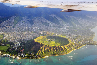 USA, Hawaii, Honolulu, Waikiki, Vulkan Diamond Head - BRF001279