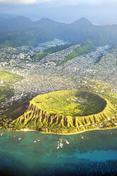 USA, Hawaii, Honolulu, Waikiki, Volcano Diamond Head - BRF001281