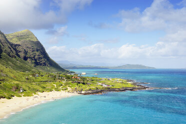 USA, Hawaii, Blick auf Makapuu Beach - BRF001287