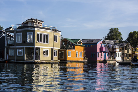 Kanada, Vancouver Island, Häuser in Victoria, lizenzfreies Stockfoto