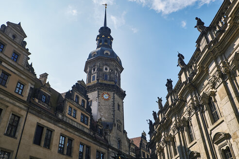 Deutschland, Dresden, Hausmannsturm des Dresdner Schlosses - BSCF000521