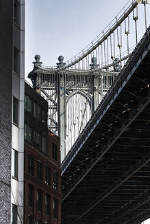 USA, New York City, Manhattan, Manhatten-Brücke - FCF000902