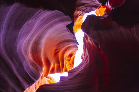 USA, Arizona, Page, Lower Antelope Canyon stock photo