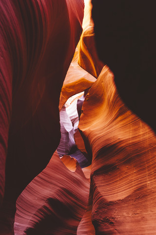 USA, Arizona, Page, Lower Antelope Canyon stock photo