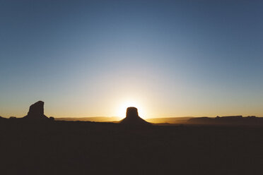 USA, Utah, Monument Valley during a summer sunset - GIOF000845