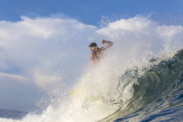 Indonesia, Bali, surfing man - KNTF000271