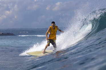 Indonesia, Bali, surfing man - KNTF000275