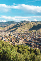 Peru, Cusco, view to the city - GEMF000849