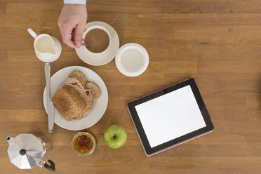 Breakfast table with digital tablet - BOYF000276