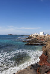 Spanien, Kanarische Inseln, Fuerteventura, El Puertito de la Cruz, Leuchtturm an der Punta de Jandia - WWF003960