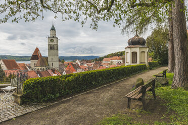 Deutschland, Baden-Württemberg, Ueberlingen, Blick auf die St. Nikolaus-Kirche - KEBF000379