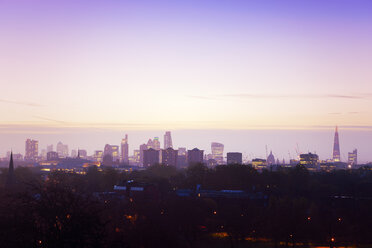 UK, London, skyline in morning light - BRF001322