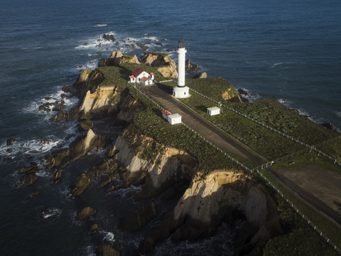 USA, Kalifornien, Point Arena-Leuchtturm, lizenzfreies Stockfoto