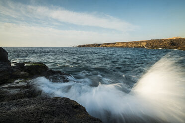 Spain, Tenerife, rocky coast at sunrise - SIPF000429