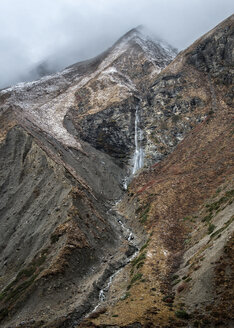 Nepal, Annapurna, Bezirk Manang, Pisang, Wasserfall - ALRF000409
