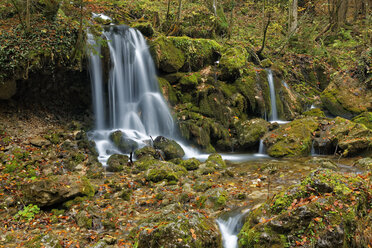 Österreich, Steiermark, Pernegg an der Mur, Grazer Bergland, Bärenschützklamm, Wasserfall - GFF000574