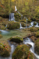 Österreich, Steiermark, Pernegg an der Mur, Grazer Bergland, Bärenschützklamm, Wasserfall - GFF000575