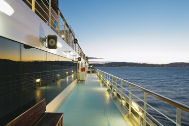 On board of a cruise ship, Mediterranean Sea in the evening - MEMF000945