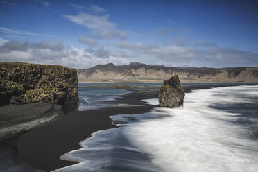 Iceland, Vik, Dyrholaey, peninsula, black beach - ASCF000584