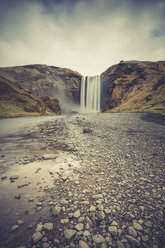 Island, Skogafoos-Wasserfall - ASCF000586