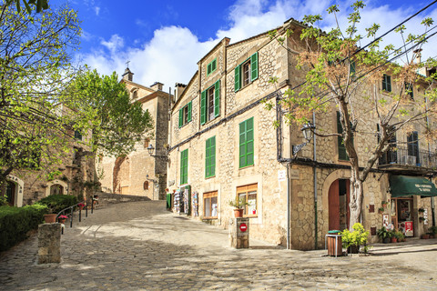 Spanien, Balearische Inseln, Mallorca, Valldemossa, lizenzfreies Stockfoto