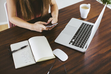 Young woman working at home - EBSF001409