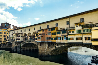 Italien, Toskana, Florenz, Ponte Vecchio, Fluss Arno - CSTF001079