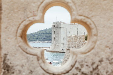 Kroatien, Dubrovnik, Blick auf die alte St. Johannes-Festung - ZEDF000156