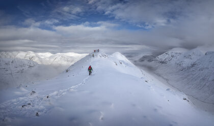 Schottland, Glencoe, Buachaille Etive Beag, Stob Dubh, Bergsteigen - ALRF000469