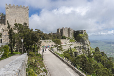 Italien, Sizilien, Provinz Trapani, Erice, Norman Castell, Castello di Venere - HWOF000096