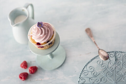 Käsekuchen-Muffin mit Himbeeren - ASCF000601