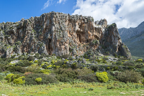Italy, Sicily, Province of Trapani, San Vito lo Capo, rock, climbing wall - HWOF000108