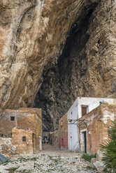 Italien, Sizilien, Provinz Trapani, Custonaci, Freilichtmuseum des Dorfes in der Grotte Mangiapane - HWOF000110