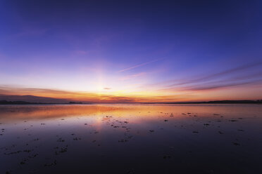 UK, Schottland, East Lothian, Aberlady, Blick auf den Sonnenuntergang - SMAF000466