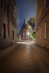 Germany, Brandenburg, Perleberg, Church in the historic old town - NKF000461