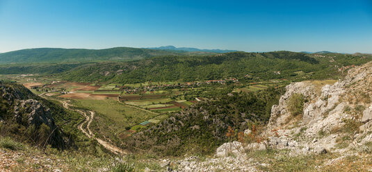 Bosnien und Herzegowina, Stolac, Panorama, Tal - ZEDF000186